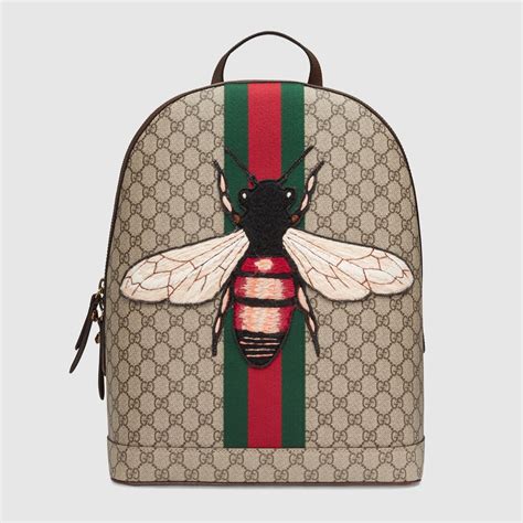 gucci backpack bee and flower|Gucci bag with bumble bee.